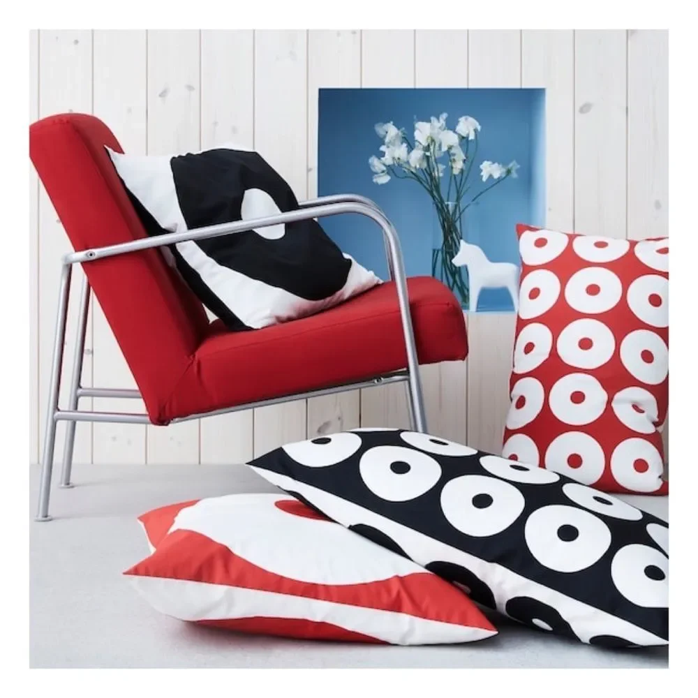 IKEA Sippruta Cushion Cover Red 26x16